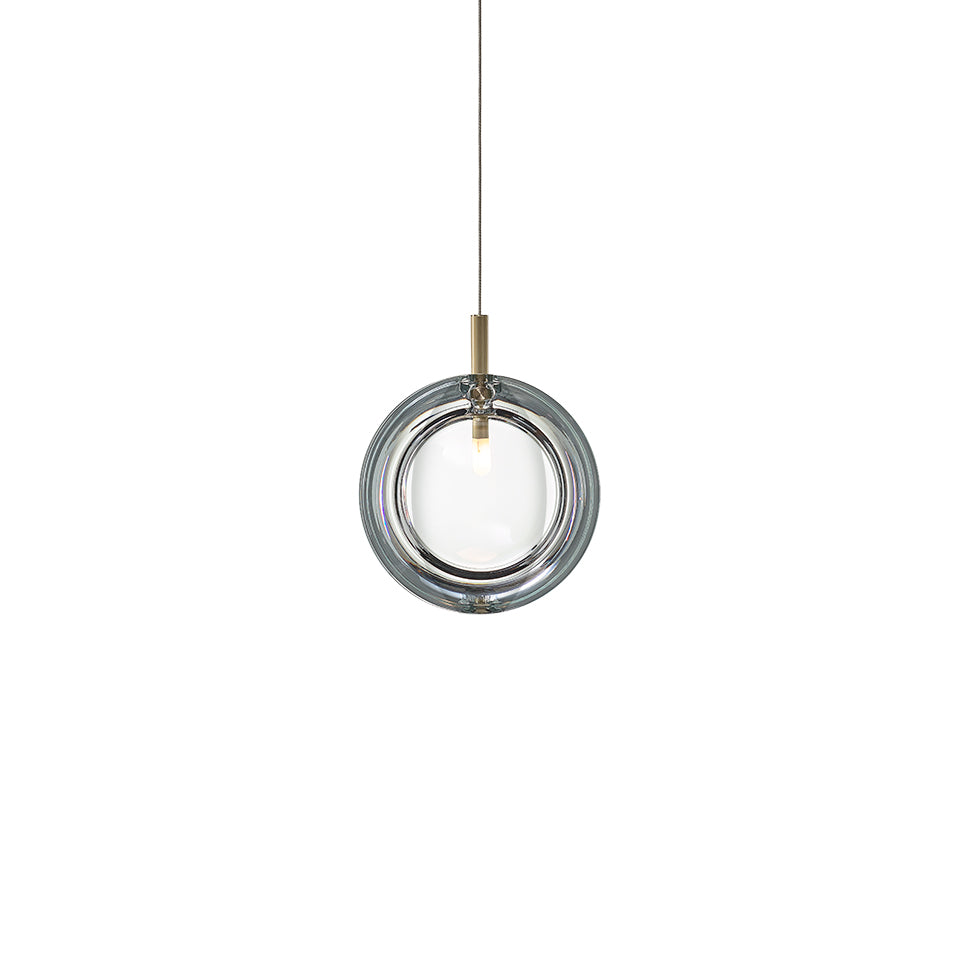 Round Glass Art  Pendant Lamp