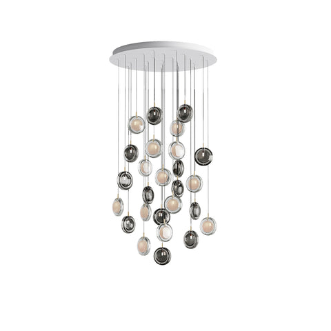 Round Glass Art  Pendant Lamp