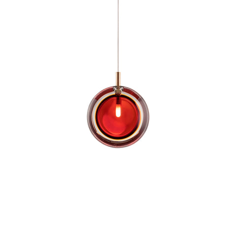Round Glass Art  Pendant Lamp
