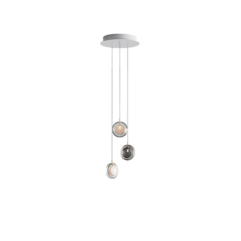 Round Glass Art  Pendant Lamp