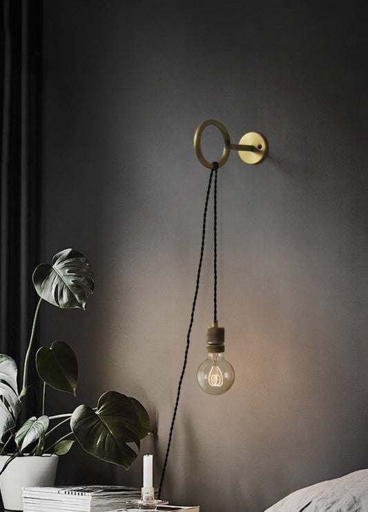 Loop minimalistische wandlamp