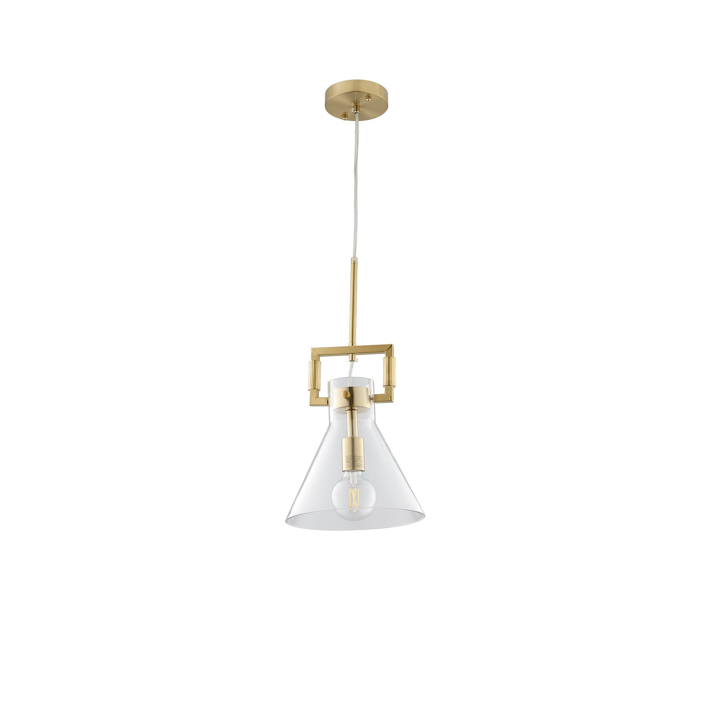 Suspension globe en verre Machinist