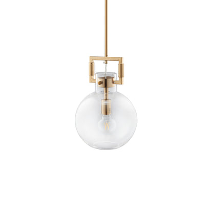 Suspension globe en verre Machinist