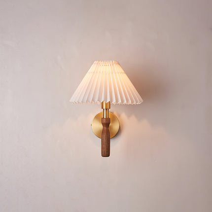 Luminária de parede de madeira Maison