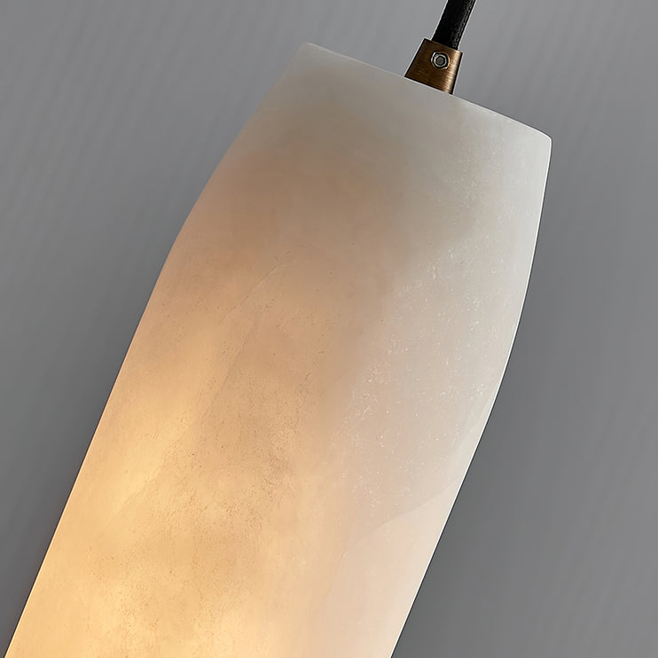 Hanglamp met marmeren fluit