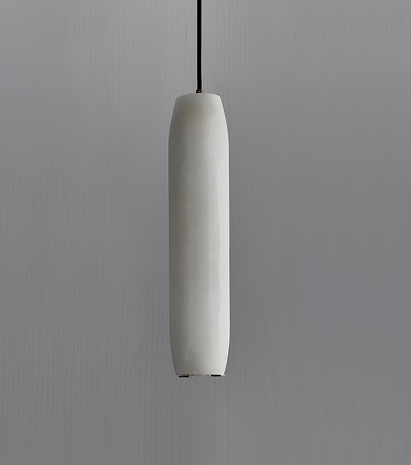 Candeeiro pendente de flauta de mármore