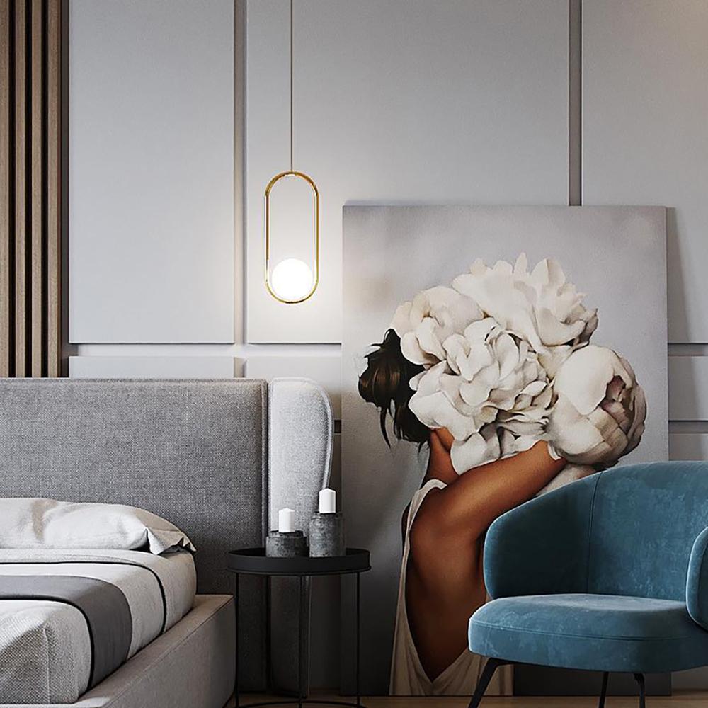Mila Brass Pendant Light