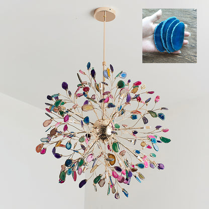 Lustre moderne en agate