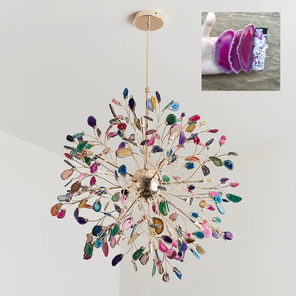 Lustre moderne en agate