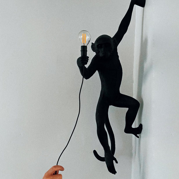 مصباح حائط القرد
