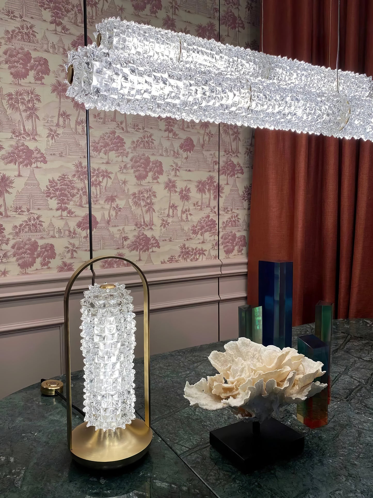 Luminária de mesa de ópera