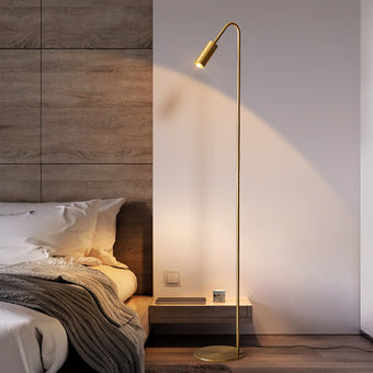 Pia Brass Floor Lamp