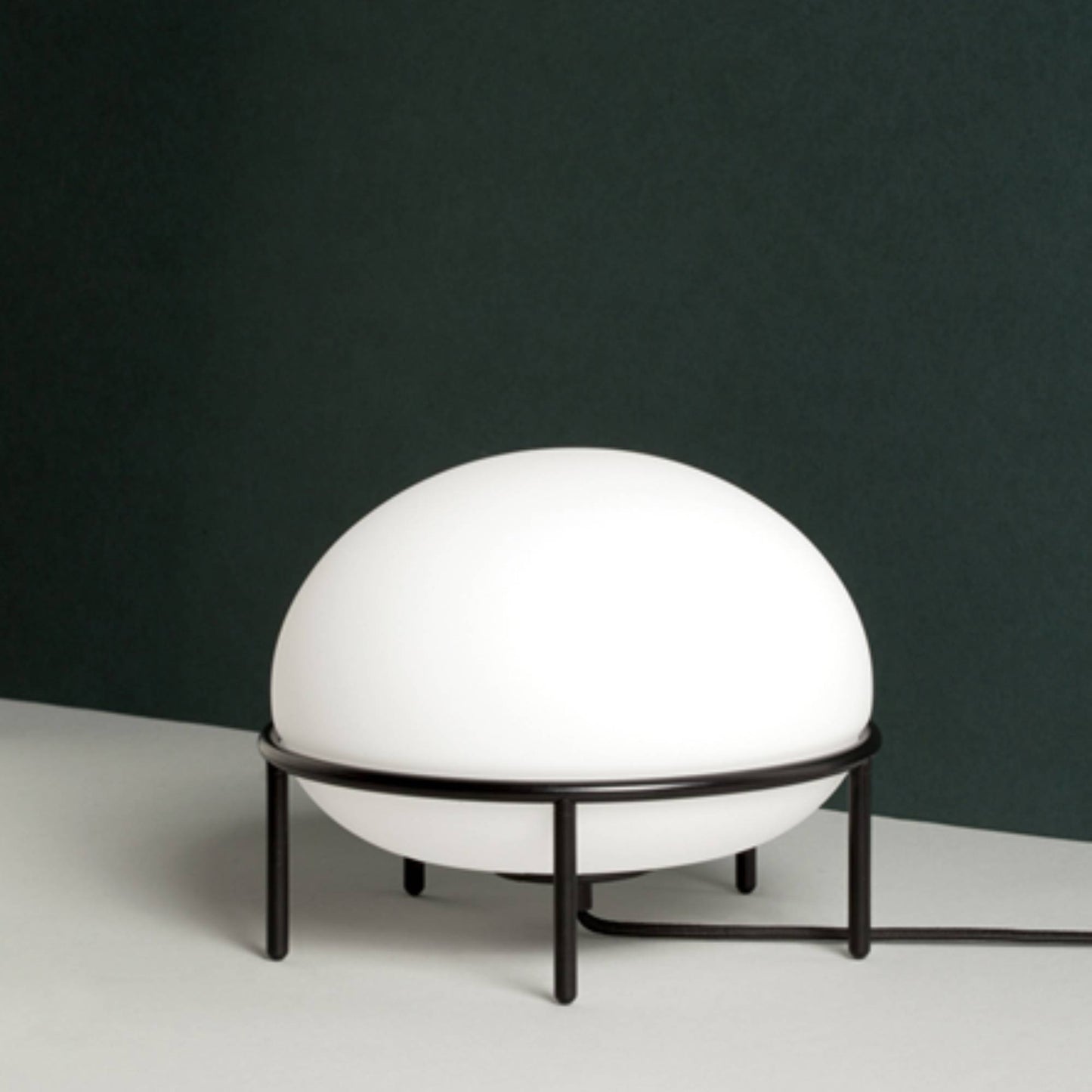 Lâmpada de mesa da bomba