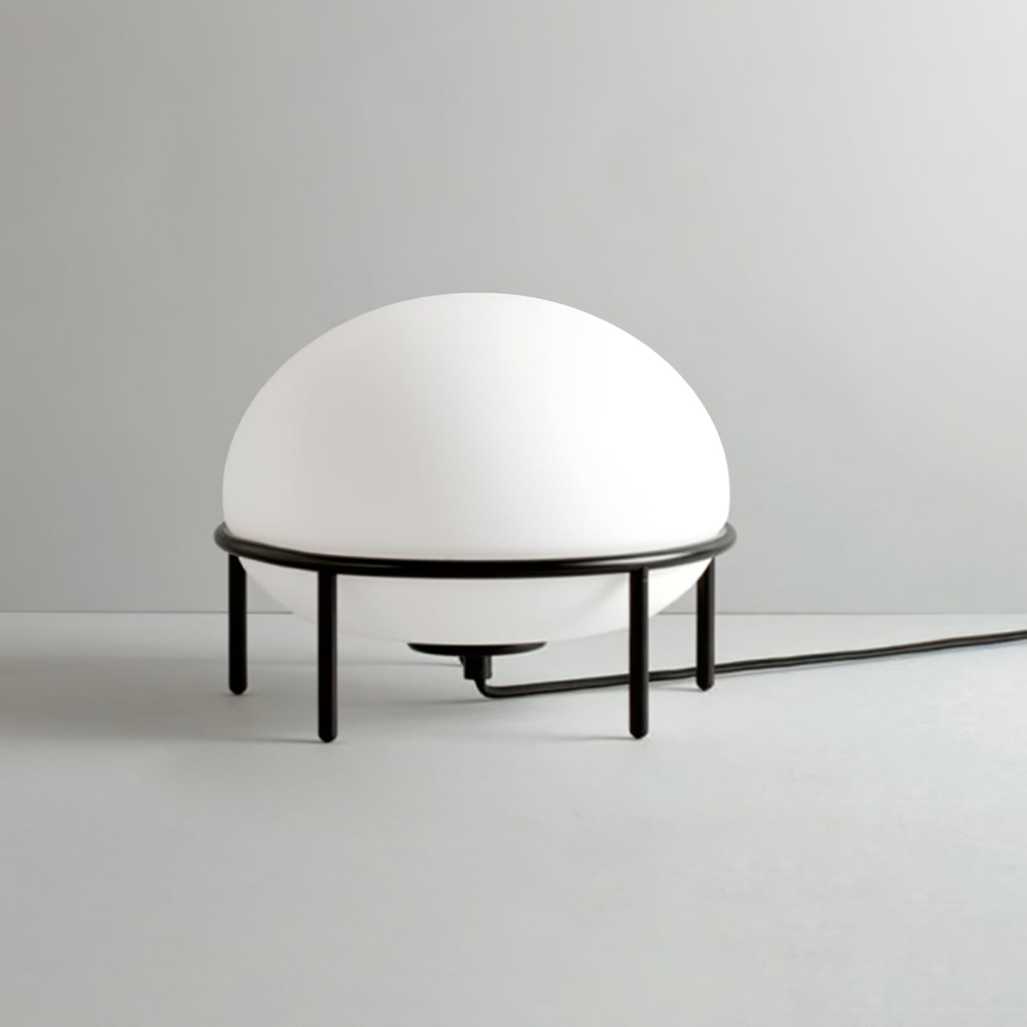 Lâmpada de mesa da bomba