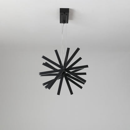 Piano Keys Black Chandelier
