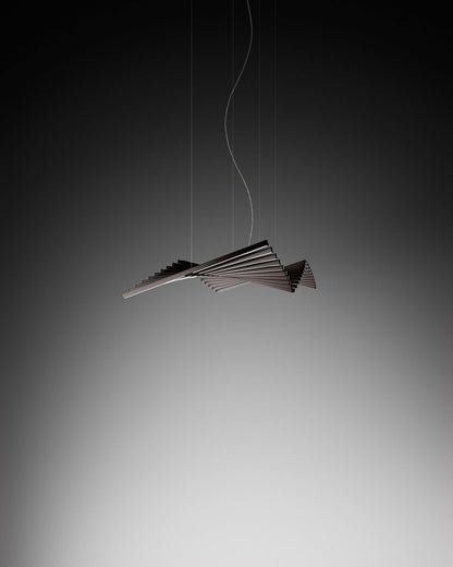 Piano Keys Black Chandelier