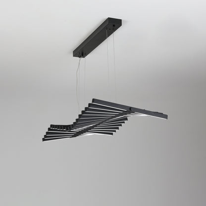 Piano Keys Black Chandelier