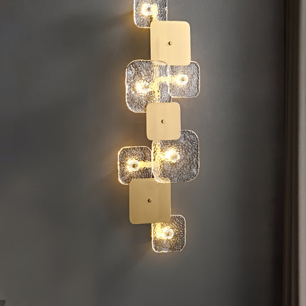 Rounded Square Glass Wall Lamp