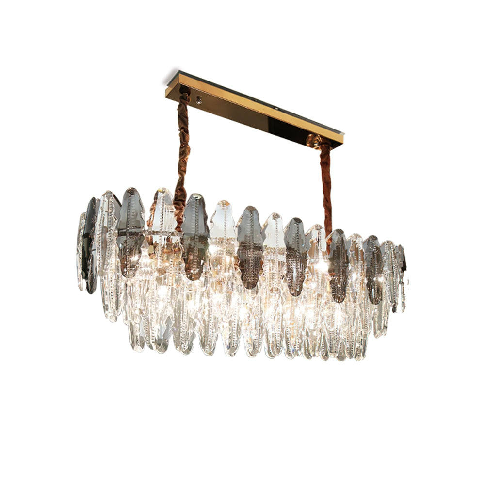 Leaf Crystal Chandelier