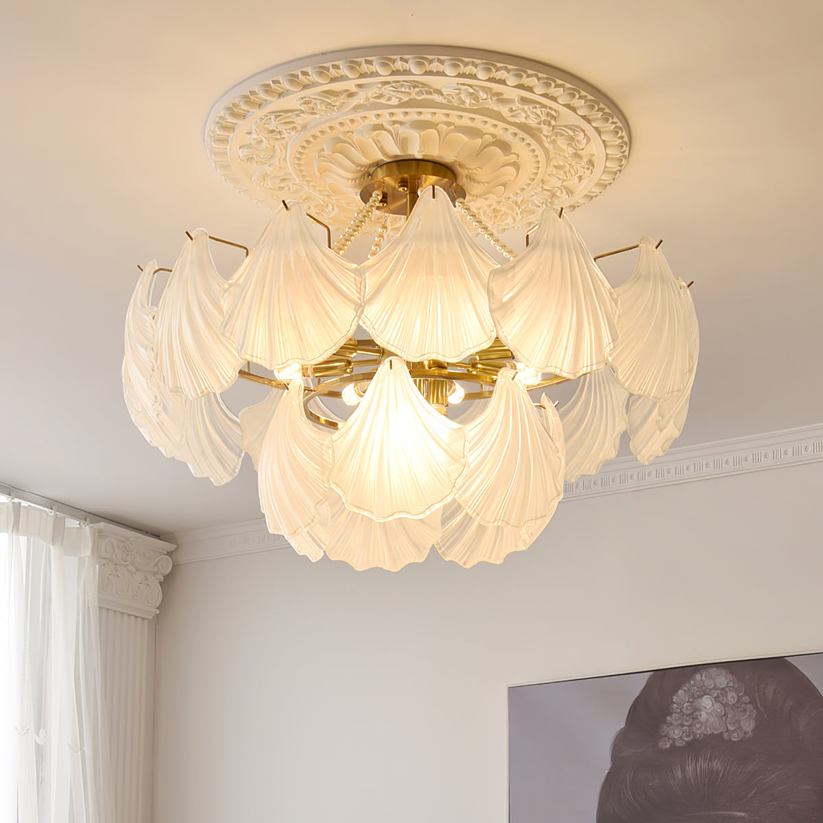 Scallop Chandelier – detail 2