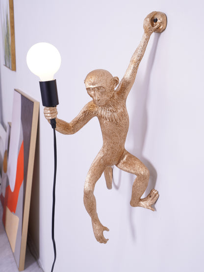 Monkey Wall Lamp