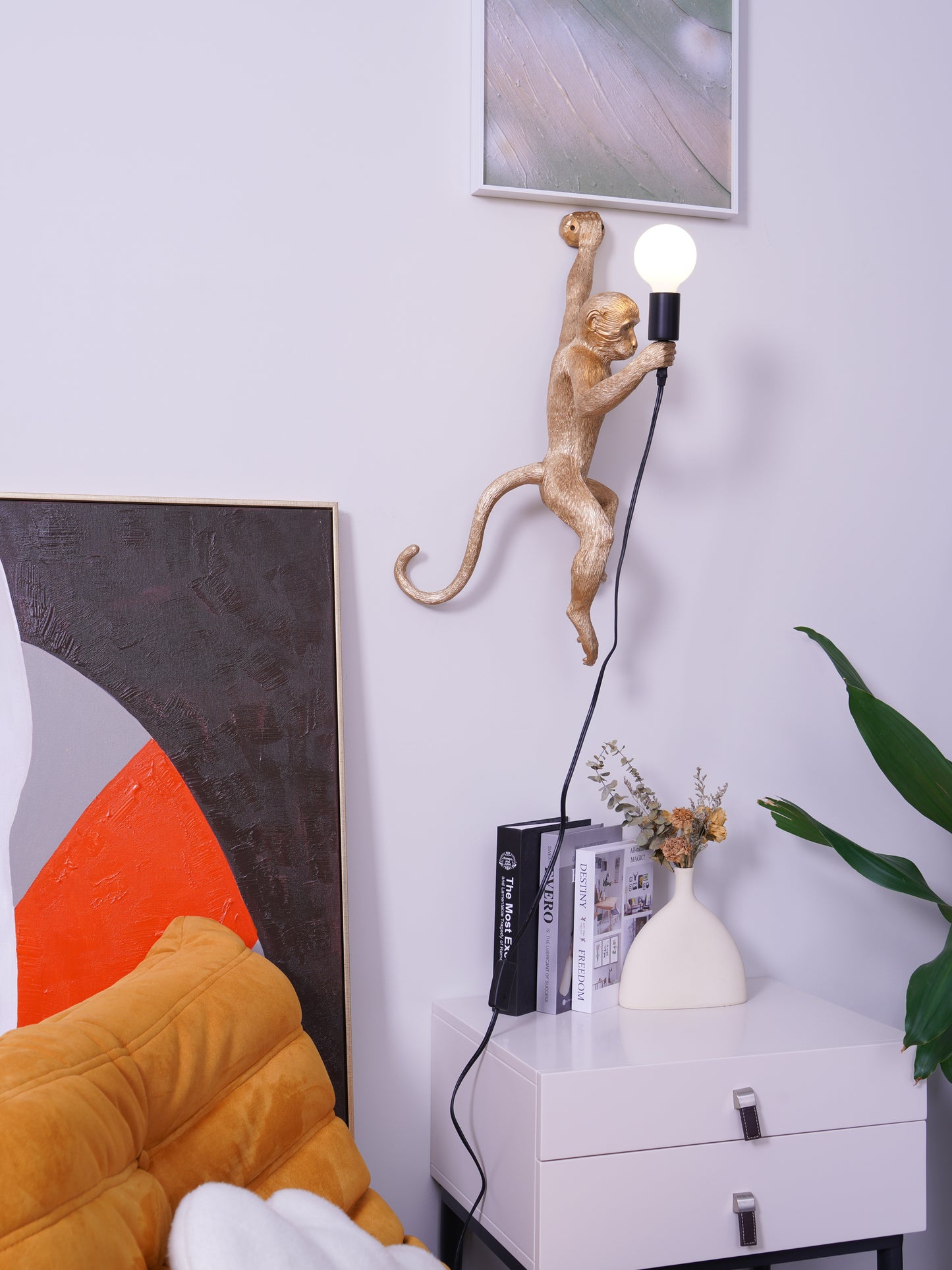 Monkey Wall Lamp