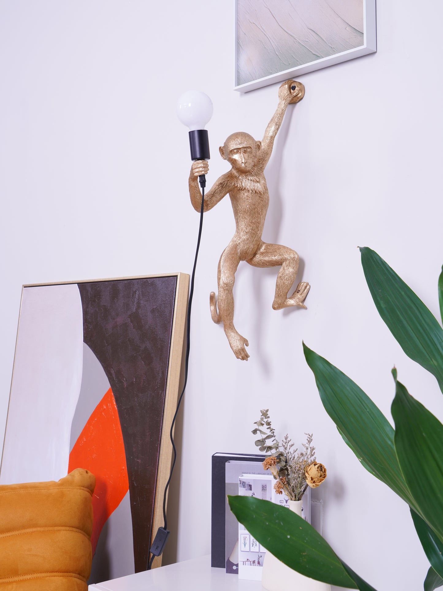 Monkey Wall Lamp