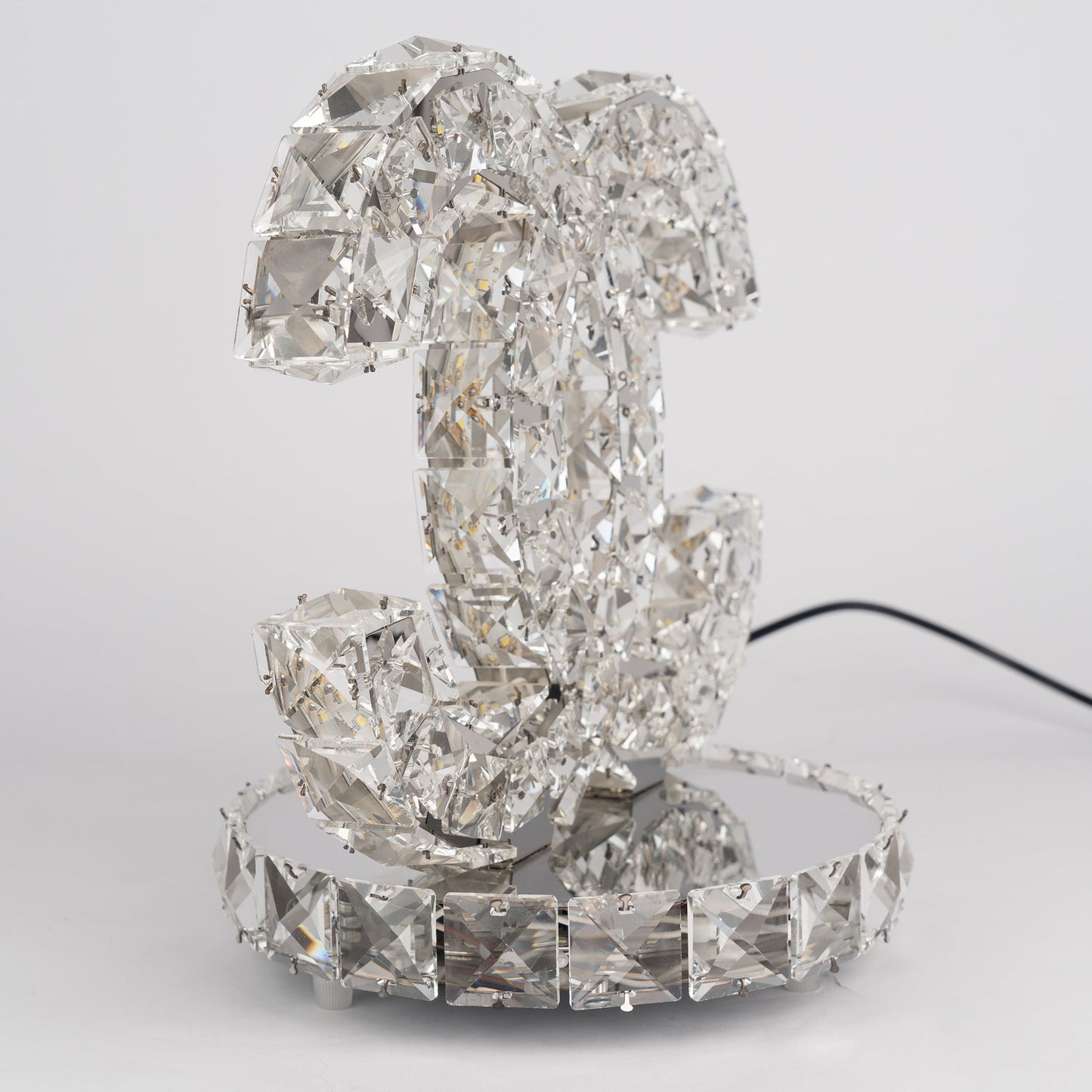 Stainless steel Crystal Table Lamp