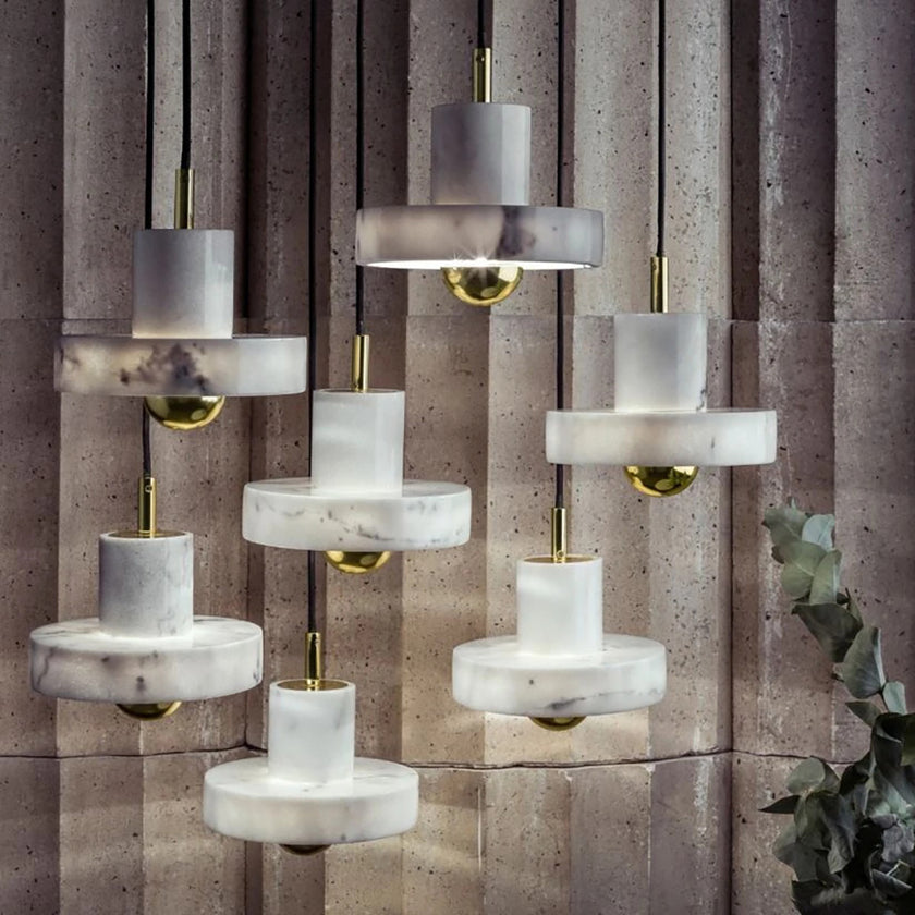 Stone Pendant Light