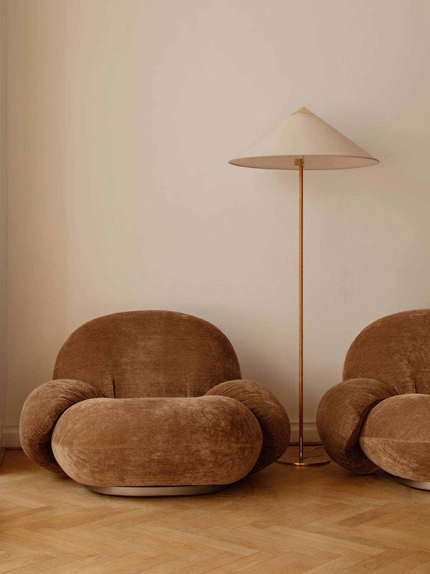 Chinese Hat Floor Lamp