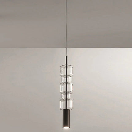Uno glazen hanglamp