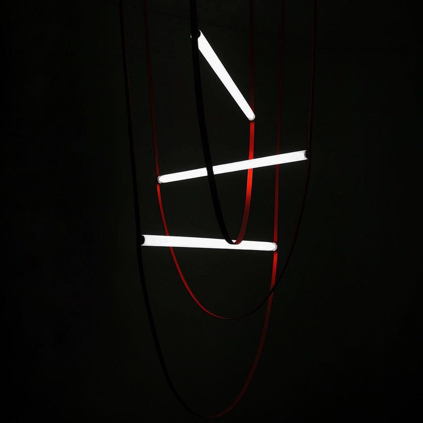 Art Belt Glass Pendant Lamp