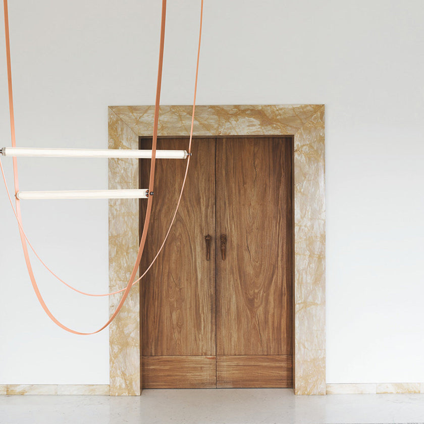 Art Belt Glass Pendant Lamp