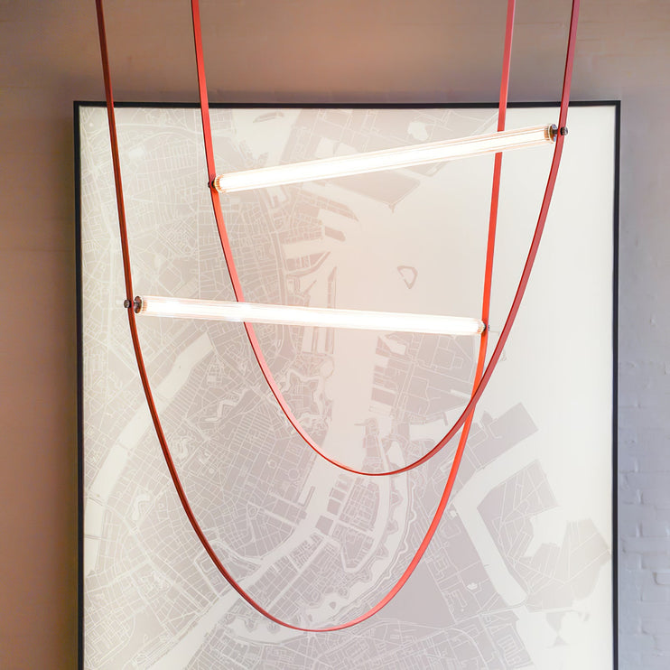 Art Belt Glass Pendant Lamp