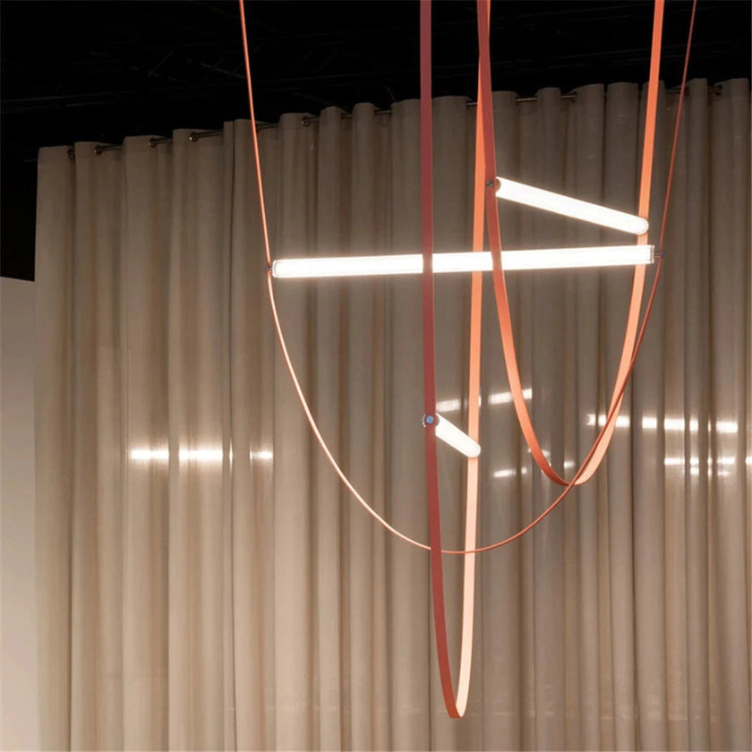 Art Belt Glass Pendant Lamp