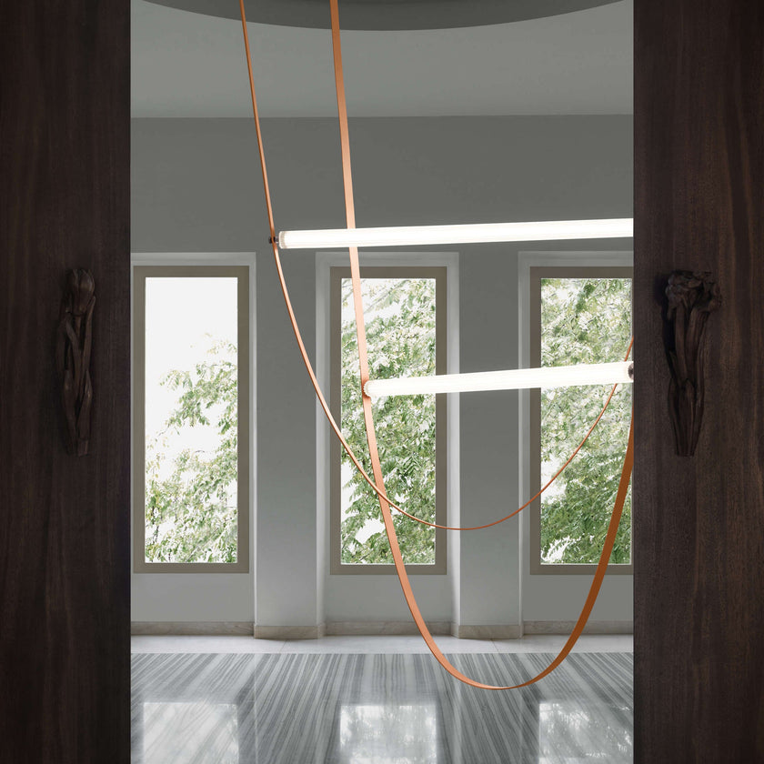 Art Belt Glass Pendant Lamp
