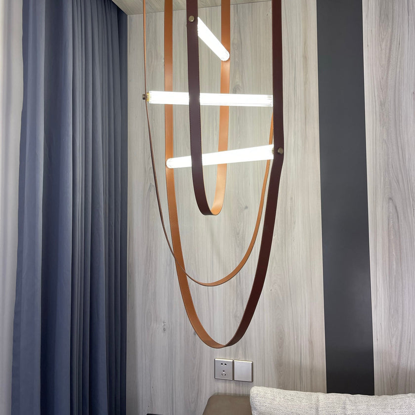 Art Belt Glass Pendant Lamp