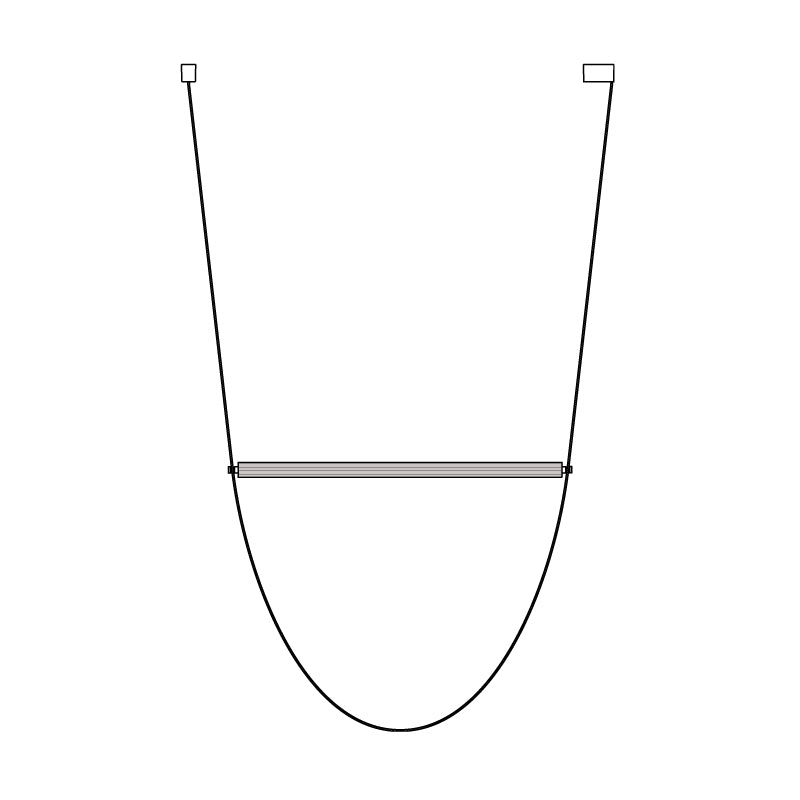 Art Belt Glass Pendant Lamp