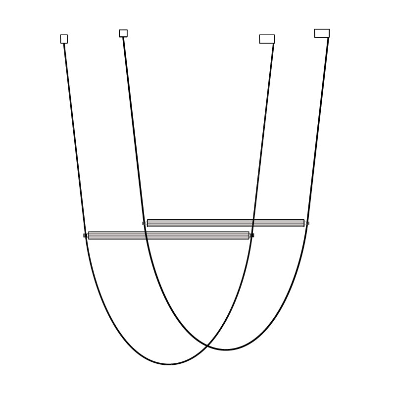 Art Belt Glass Pendant Lamp