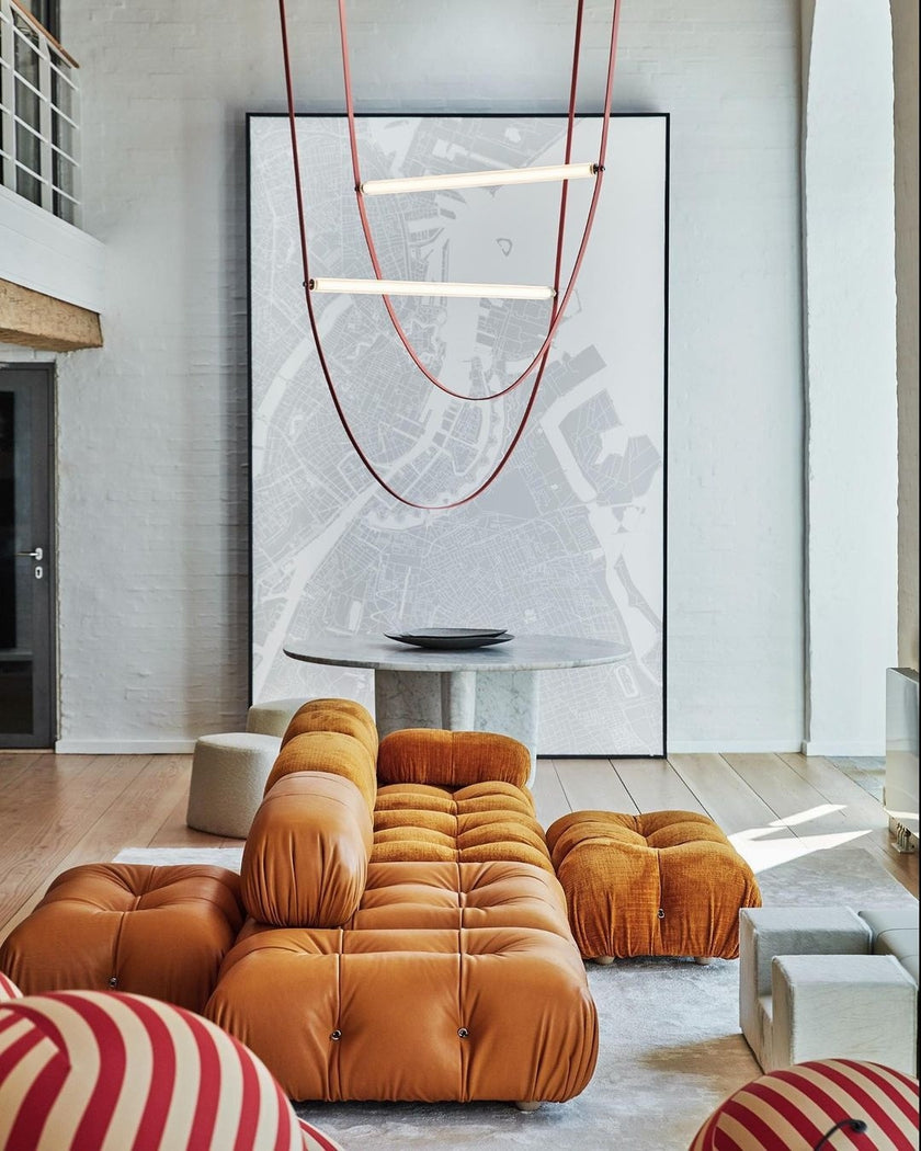 Art Belt Glass Pendant Lamp