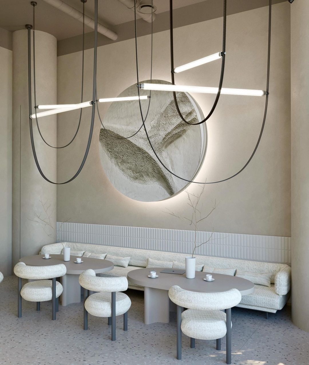 Suspension filaire