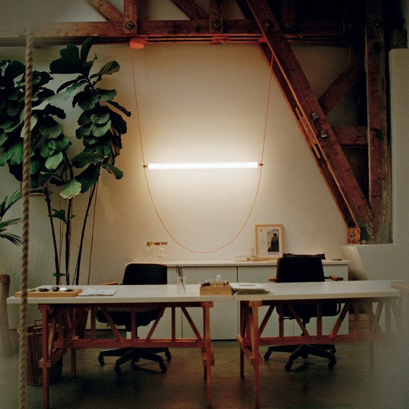 Art Belt Glass Pendant Lamp