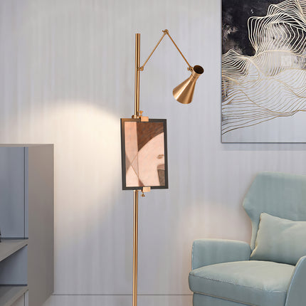 With Frame Support Floor Lamp