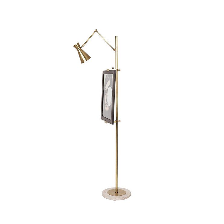 With Frame Support Floor Lamp