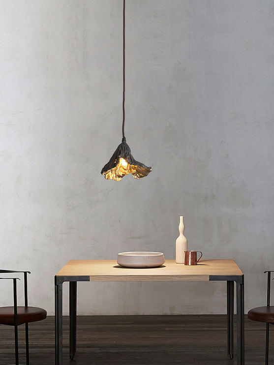 Withered Lotus Leaf Pendant Lamp
