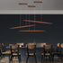 Linear Wooden Pendant Light